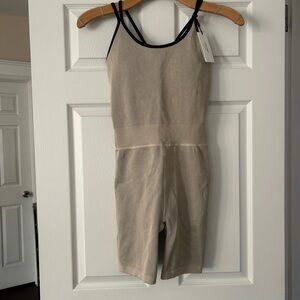 Calvin Klein Cream Ribbed Garment